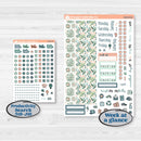 Spring Floral Kit | 7x9 Erin Condren Daily Duo Planner Stickers | Garden Oasis | KIT-518-K
