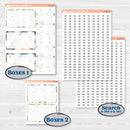 Spring Floral Kit | 7x9 Plum Daily Planner Kit Stickers | Garden Oasis | KIT-518-L