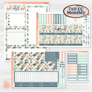 Spring Floral Kit | 7x9 Erin Condren Life Planner Monthly & Dashboard Stickers | Garden Oasis | KIT-518-N