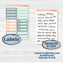 Spring Floral Kit | 7x9 Erin Condren Life Planner Monthly & Dashboard Stickers | Garden Oasis | KIT-518-N