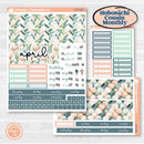 Spring Floral Kit | Hobonichi Cousin Monthly Planner Kit Stickers | Garden Oasis | KIT-518-S