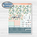 Spring Floral Kit | Hobonichi Cousin Monthly Planner Kit Stickers | Garden Oasis | KIT-518-S