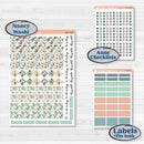 Spring Floral Kit | Laurel Denise Nancy Large & Anne Large Planner Kit Stickers | Garden Oasis | KIT-518-V
