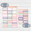 Bright Florals | Weekly Add-On Labels Planner Kit Stickers | Bitty Blooms | KIT-519-C