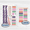 Bright Florals | Journaling or Scrapbooking Kit | Creative Junk Journal Planner Stickers | Bitty Blooms | KIT-519-D