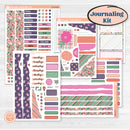 Bright Florals | Journaling or Scrapbooking Kit | Creative Junk Journal Planner Stickers | Bitty Blooms | KIT-519-D