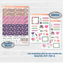 Bright Florals | Hobonichi Cousin Weekly & Daily Planner Kit Stickers | Bitty Blooms | KIT-519-E