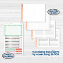 Bright Florals | A5 Daily Duo Planner Kit Stickers | Bitty Blooms | KIT-519-J