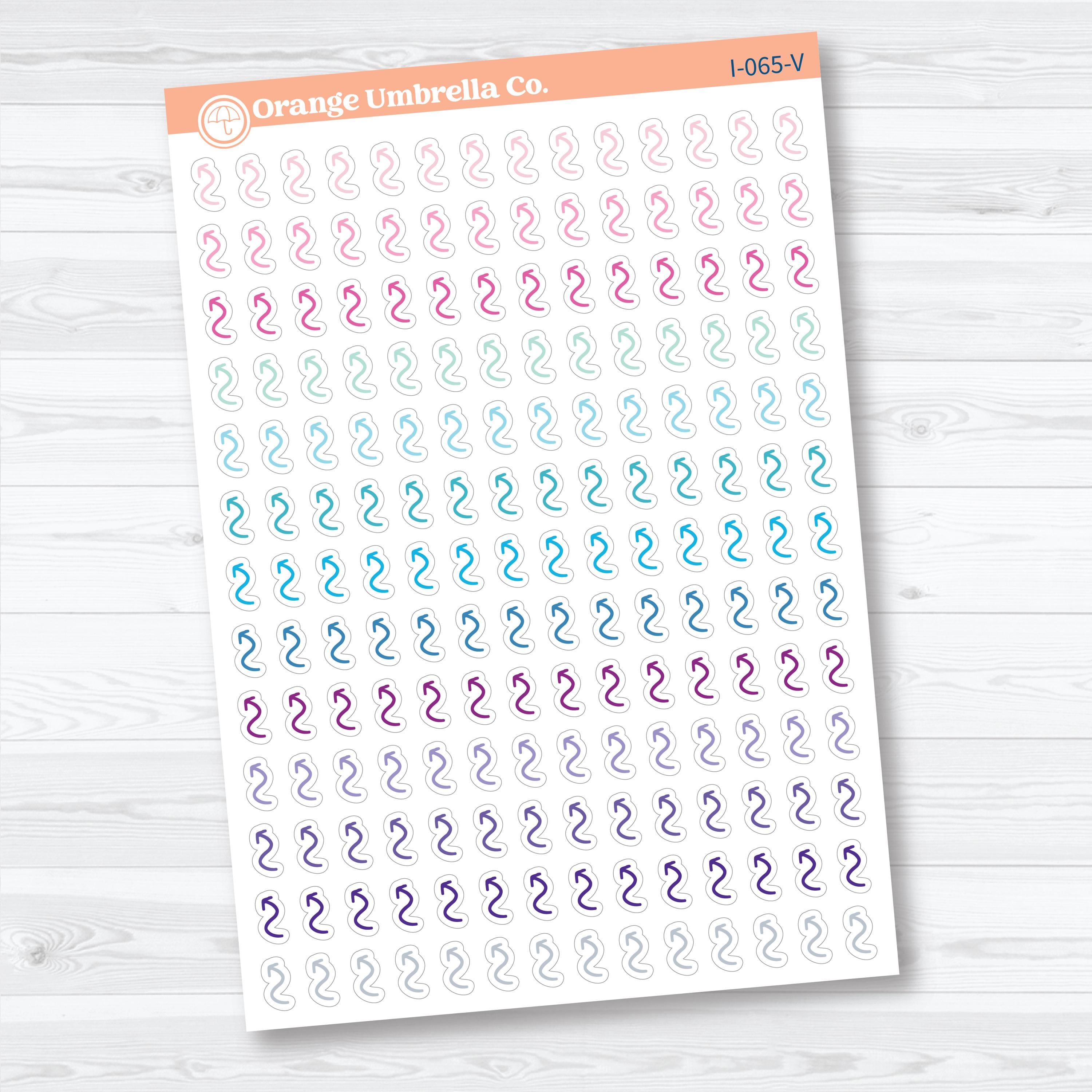 2026 Micro Arrow Icons | Planner Stickers | I-065