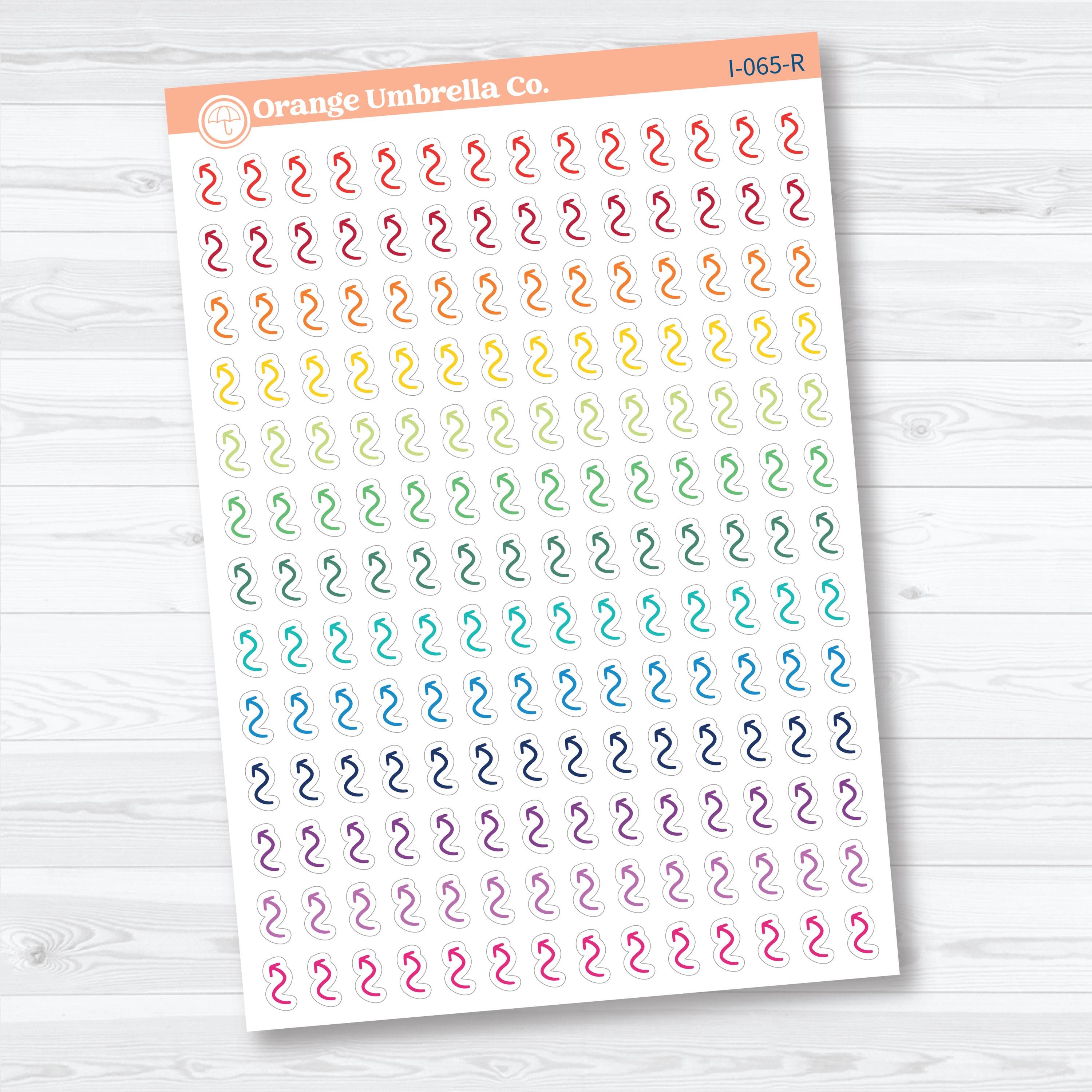 2026 Micro Arrow Icons | Planner Stickers | I-065