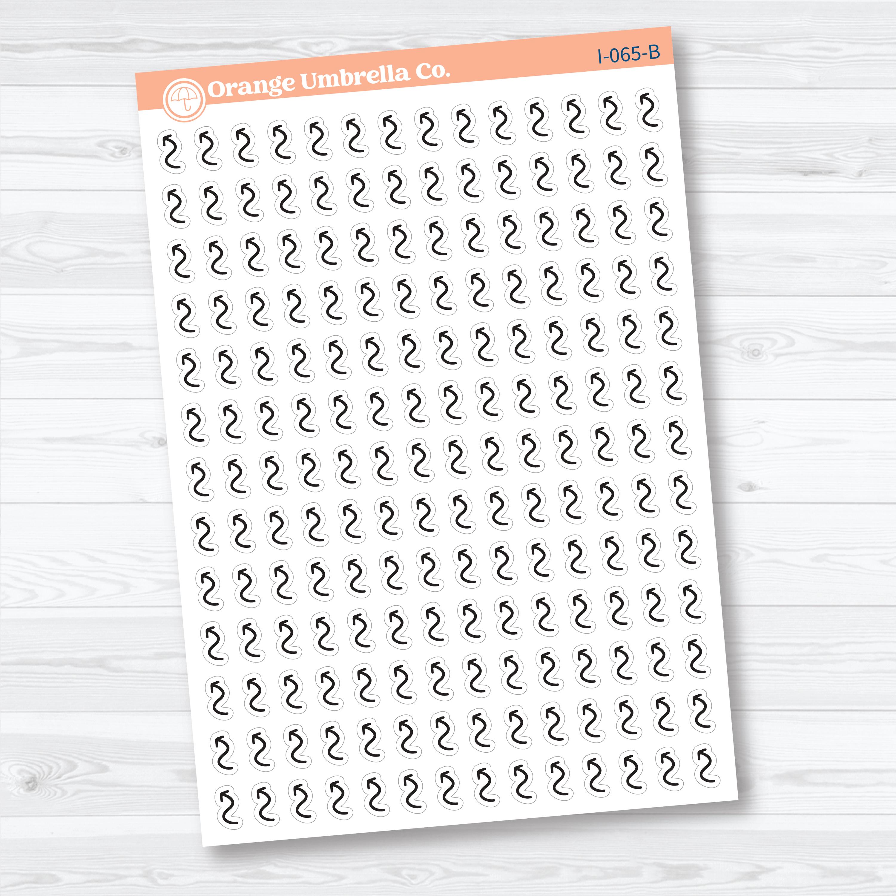 2026 Micro Arrow Icons | Planner Stickers | I-065