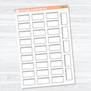 Ripped Notebook Page Labels | Planner Labels | L-004
