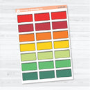 Large Torn Notebook Journaling Labels | Planner Stickers | C-476