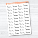 Birthday Event Label | Hand Doodled Planner Stickers | E-344