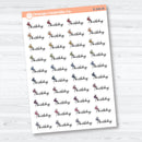 Birthday Event Label | Hand Doodled Planner Stickers | E-344