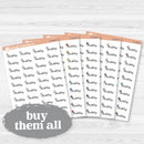 Birthday Event Label | Hand Doodled Planner Stickers | E-344