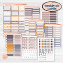 Playful Easter Bunnies | Weekly Add-On Labels Planner Kit Stickers | Bunny Hop | KIT-520-C