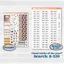 Playful Easter Bunnies | Hobonichi Cousin Weekly & Daily Planner Kit Stickers | Bunny Hop | KIT-520-E