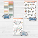 Rainy Day | Hobonichi Cousin Weekly & Daily Planner Kit Stickers | Stellas Umbrella | KIT-521-E