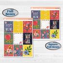 Mother’s Day | Weekly Sticker Kit for Vertical Planners like Erin Condren | Best Mom | KIT-522-A