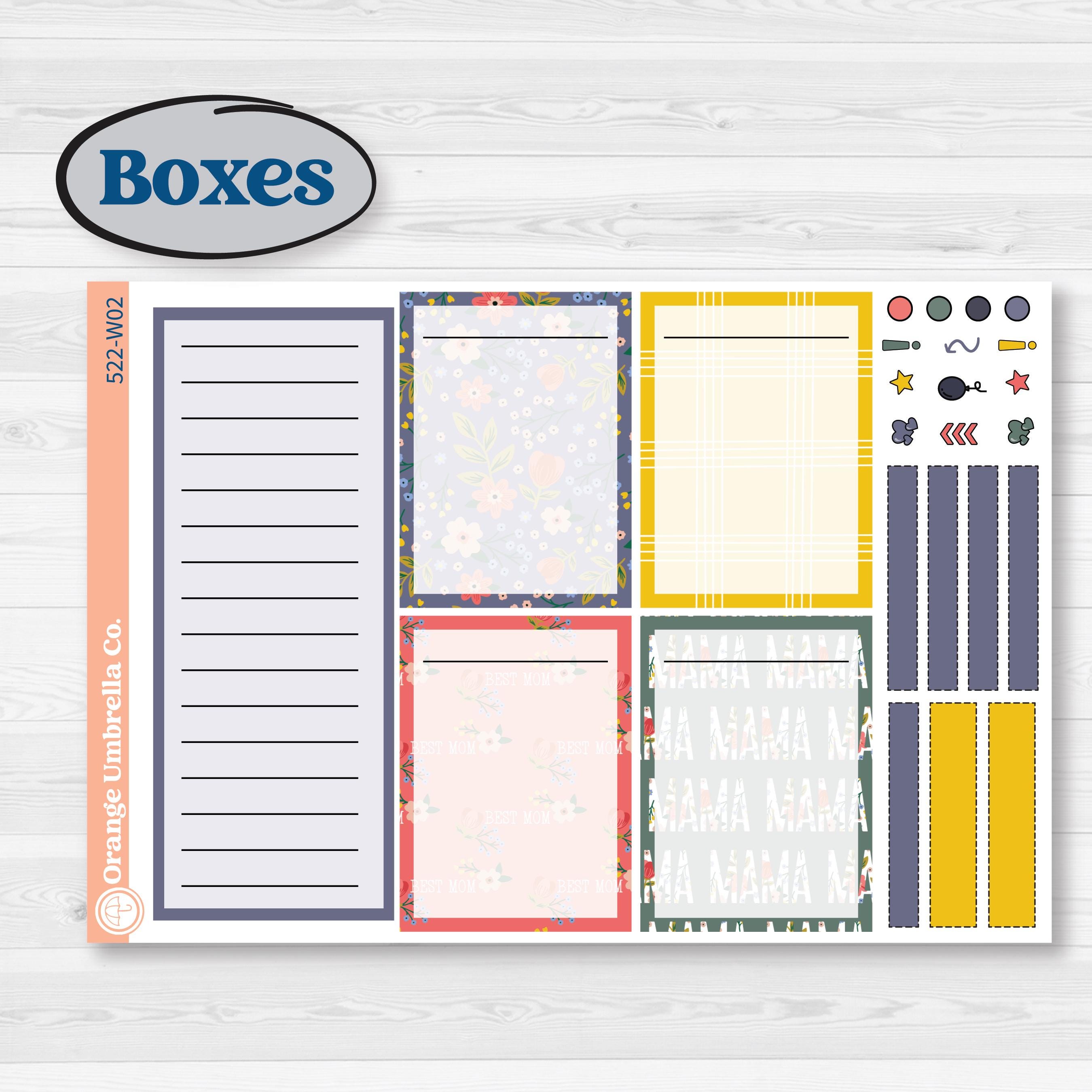 Mother’s Day | Laurel Denise Scout Large Planner Kit Stickers | Best Mom | KIT-522-W