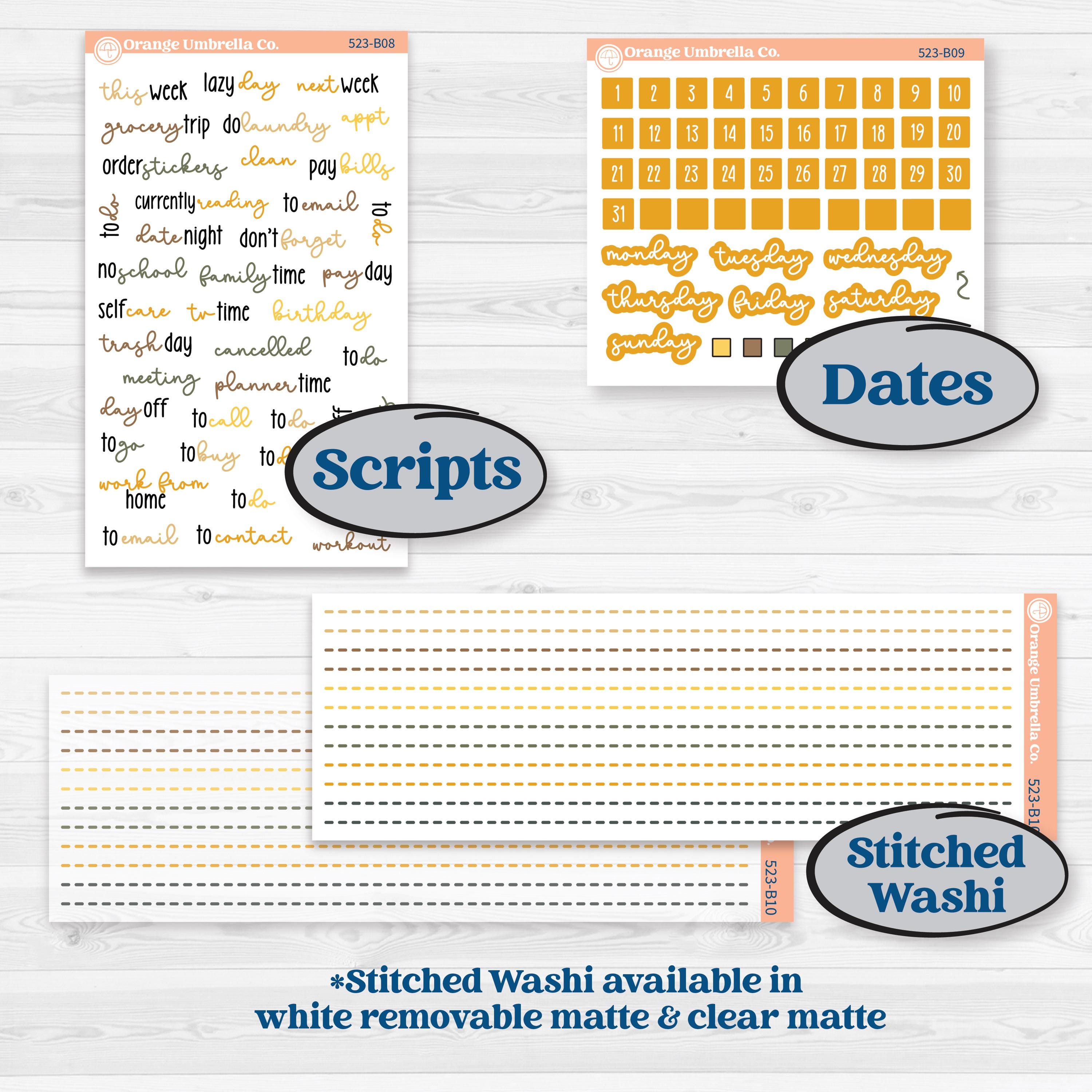 Honeybee Garden | Weekly Add-On Planner Kit Stickers | Bumble | KIT-523-B