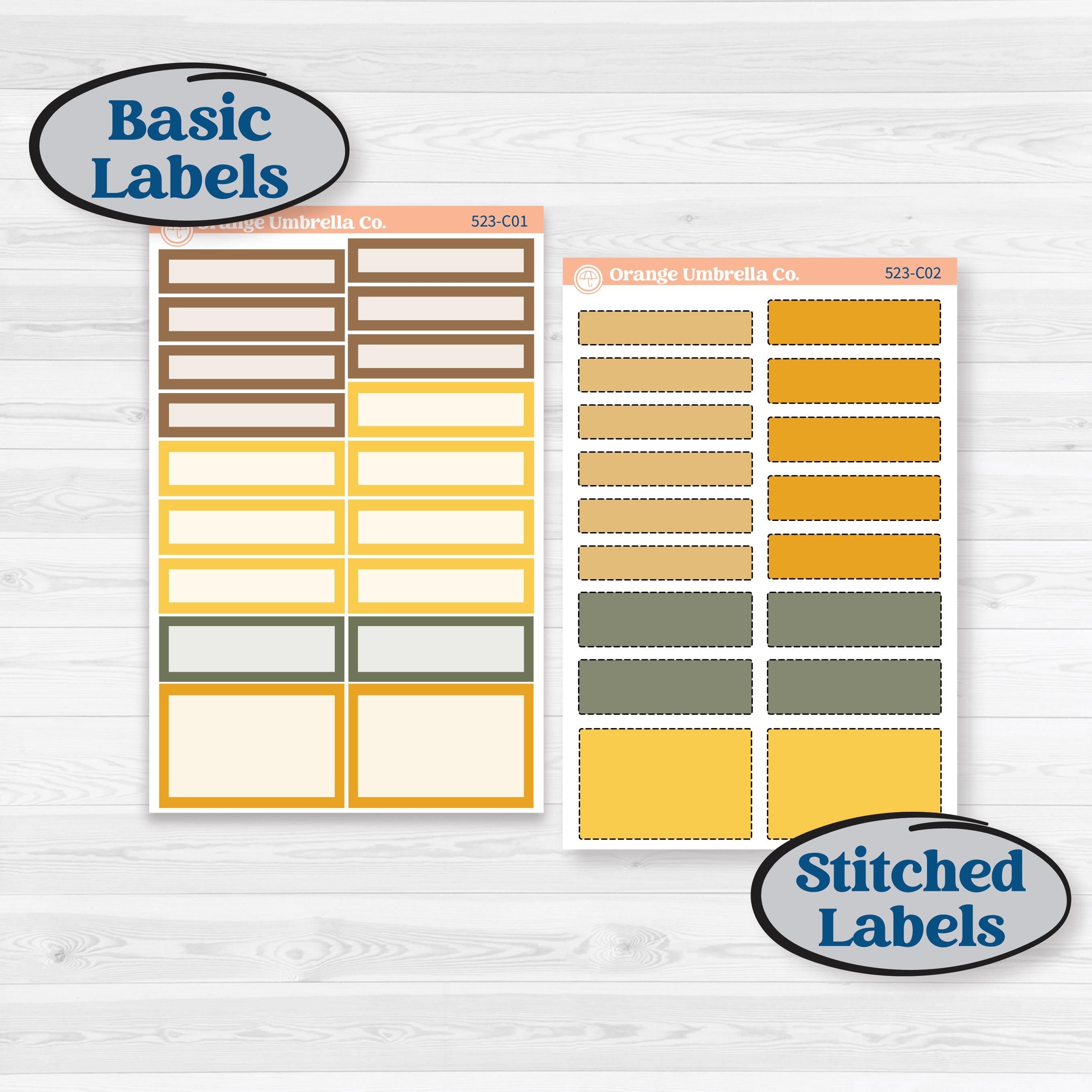 Honeybee Garden | Weekly Add-On Labels Planner Kit Stickers | Bumble | KIT-523-C