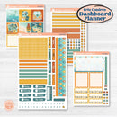 Summer Road Trip | Erin Condren Weekly Dashboard Planner Kit Stickers | Road Less Traveled | KIT-524-G