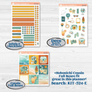 Summer Road Trip | Erin Condren Weekly Dashboard Planner Kit Stickers | Road Less Traveled | KIT-524-G