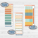 Summer Road Trip | A5 Daily Duo Planner Kit Stickers | Road Less Traveled | KIT-524-J