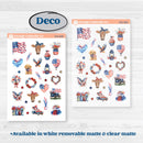 Memorial Day Kit | Weekly Sticker Kit for Vertical Planners like Erin Condren | Arlington | KIT-525-A