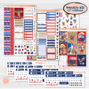 Memorial Day Kit | Weekly Sticker Kit for Vertical Planners like Erin Condren | Arlington | KIT-525-A