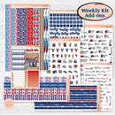 Memorial Day Kit | Weekly Add-On Planner Kit Stickers | Arlington | KIT-525-B