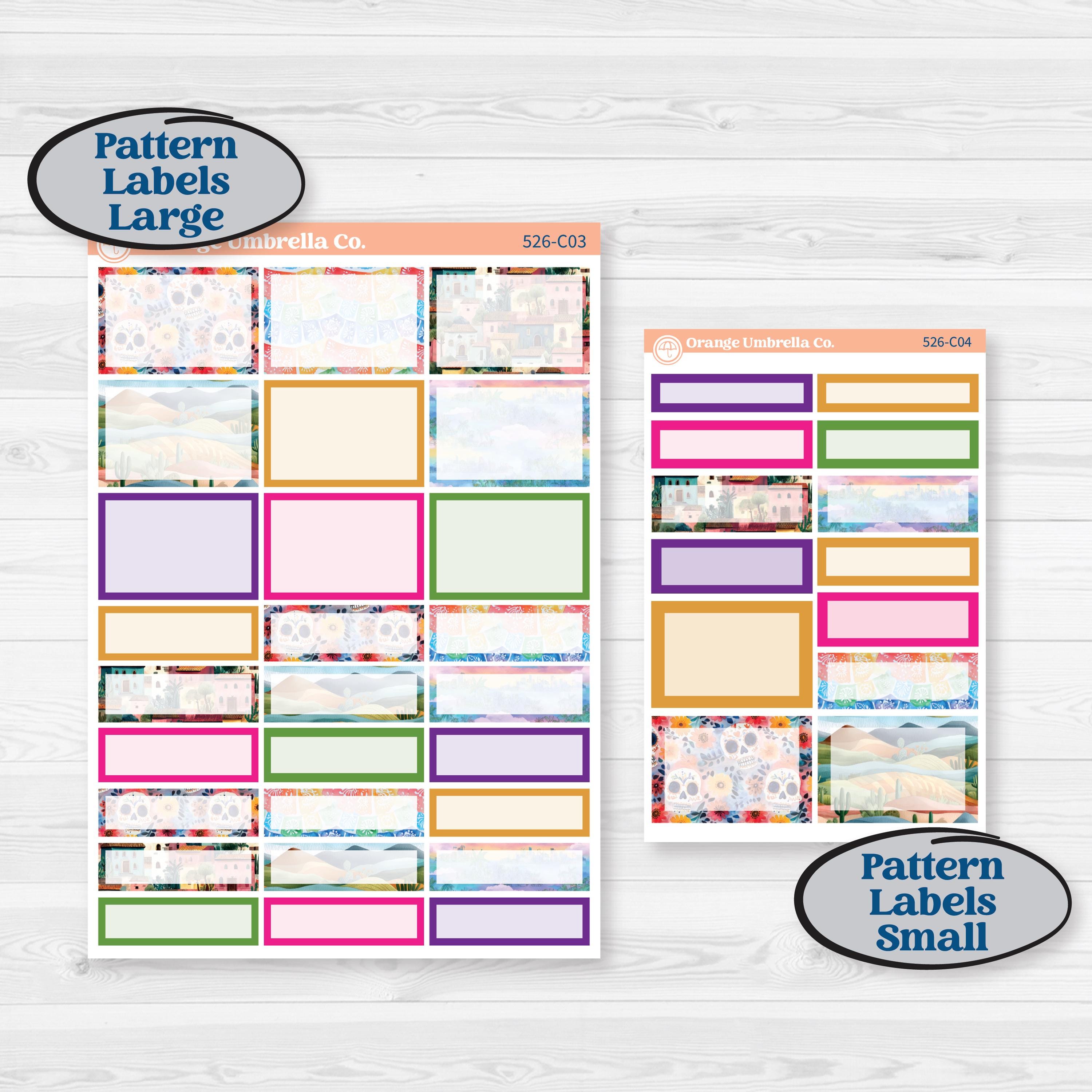 Cinco De Mayo Kit | Weekly Add-On Labels Planner Kit Stickers | Señor Chili | KIT-526-C