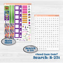 Cinco De Mayo Kit | Hobonichi Weeks Weekly Planner Kit Stickers | Señor Chili | KIT-526-F