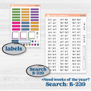 Cinco De Mayo Kit | Hobonichi Weeks Weekly Planner Kit Stickers | Señor Chili | KIT-526-F