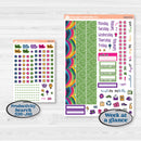 Cinco De Mayo Kit | 7x9 Erin Condren Daily Duo Planner Kit Stickers | Señor Chili | KIT-526-K