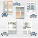 Neutral Botanical | Weekly Add-On Labels Planner Kit Stickers | Sage | KIT-527-C