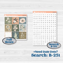 Neutral Botanical | Hobonichi Cousin Weekly & Daily Planner Kit Stickers | Sage | KIT-527-E