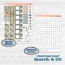 Neutral Botanical | Hobonichi Weeks Weekly Planner Kit Stickers | Sage | KIT-527-F