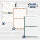 Neutral Botanical | 7x9 Erin Condren Daily Duo Planner Kit Stickers | Sage | KIT-527-K