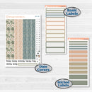 Neutral Botanical | 7x9 Plum Daily Planner Kit Stickers | Sage | KIT-527-L