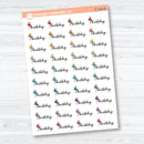 Birthday Event Label | Hand Doodled Planner Stickers | E-344