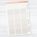 Squiggle Divider Planner Stickers | Deco Planner Labels | D-379