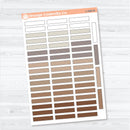 Skinny Stitched Planner Labels | Functional Planner Stickers | L-540