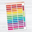 Quarter Box Stitched Planner Labels | Functional Planner Stickers | L-541