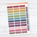 One Third Box Stitched Planner Labels | Functional Planner Stickers | L-542