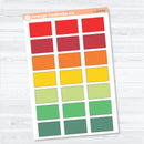 Half Box Stitched Planner Labels | Functional Planner Stickers | L-543