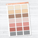 Half Box Stitched Planner Labels | Functional Planner Stickers | L-543