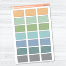 Half Box Stitched Planner Labels | Functional Planner Stickers | L-543